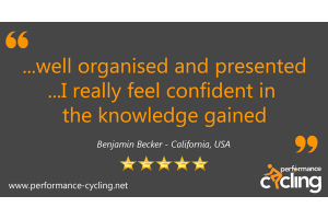 Performance Cycling Instructor Certification Review - Benjamin Becker - California